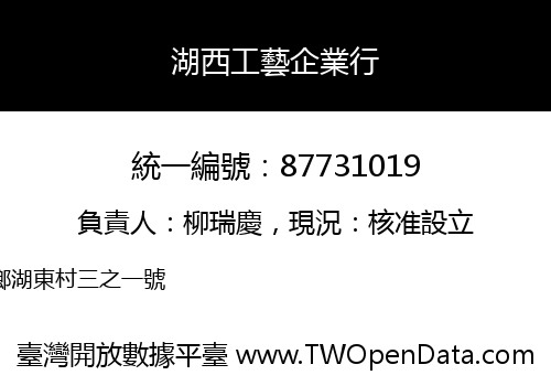 湖西工藝企業行