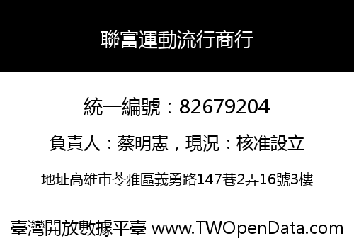 聯富運動流行商行