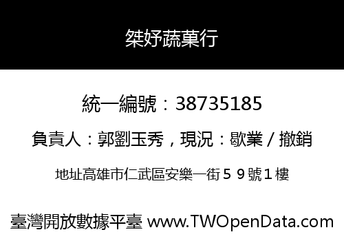桀妤蔬菓行