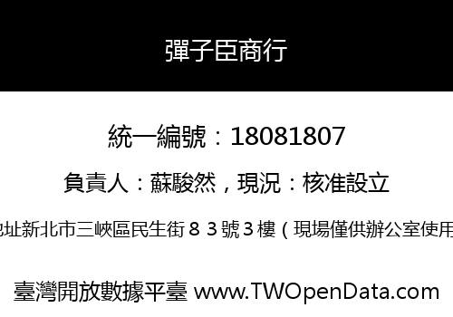 彈子臣商行