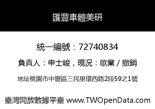 匯豐車體美研