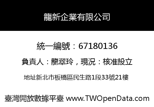 龍新企業有限公司