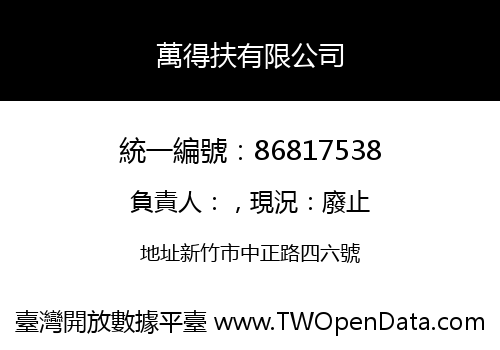 萬得扶有限公司