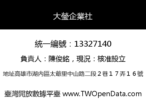 大瑩企業社