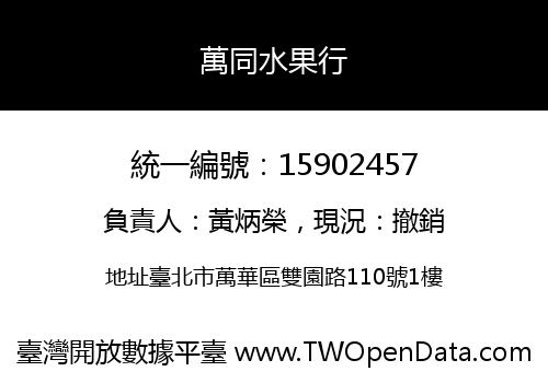 萬同水果行