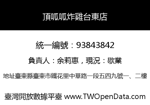 頂呱呱炸雞台東店