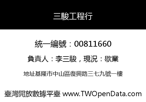 三駿工程行