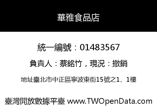 華雅食品店