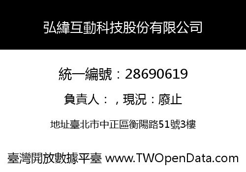 弘緯互動科技股份有限公司