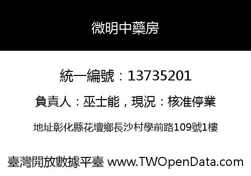 微明中藥房