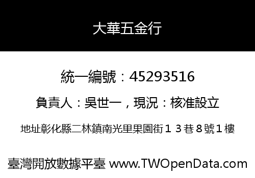 大華五金行