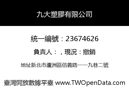 九大塑膠有限公司