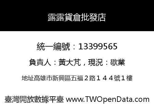 露露貨倉批發店