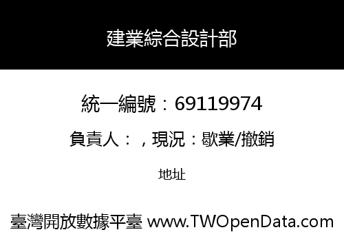 建業綜合設計部
