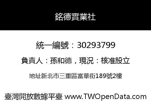 銘德實業社