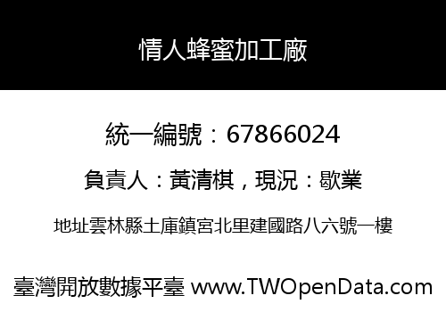 情人蜂蜜加工廠