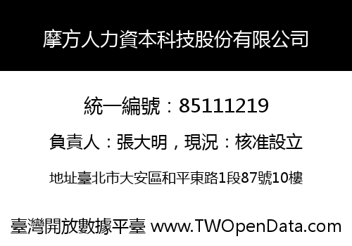 摩方人力資本科技股份有限公司