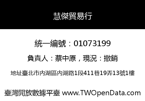 慧傑貿易行