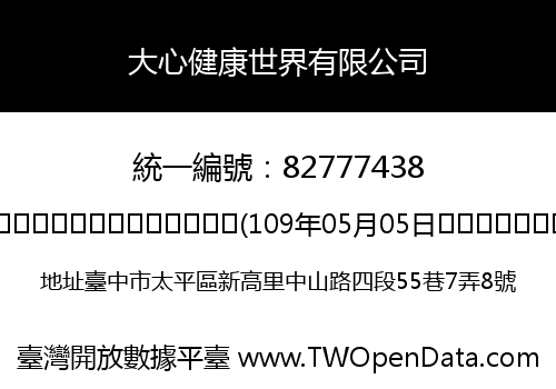 大心健康世界有限公司