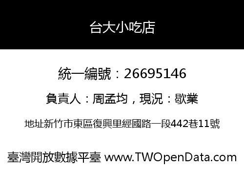 台大小吃店