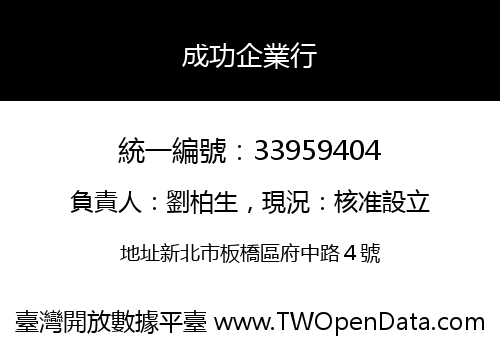 成功企業行