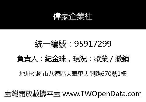 偉豪企業社