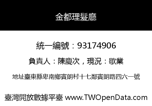 金都理髮廳