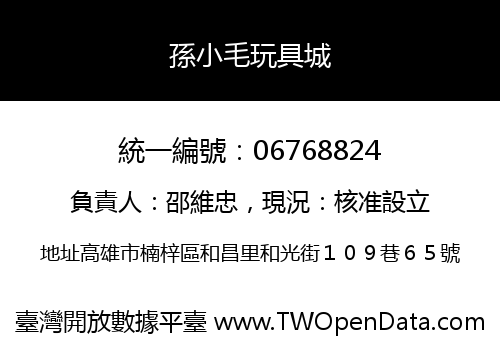 孫小毛玩具城