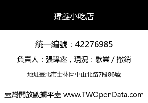 瑋鑫小吃店