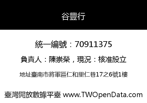 谷豐行