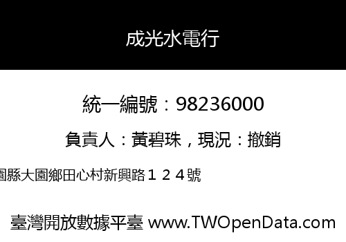 成光水電行