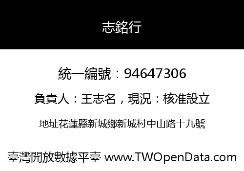 志銘行