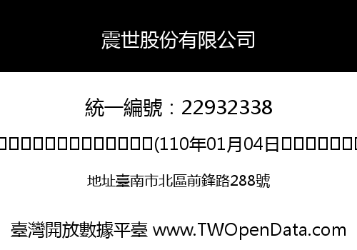 震世股份有限公司