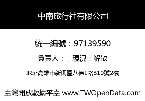 中南旅行社有限公司