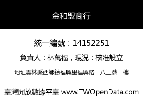 金和盟商行