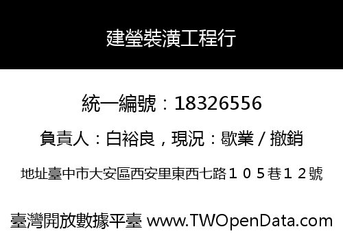 建瑩裝潢工程行