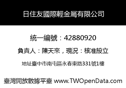 日住友國際輕金屬有限公司