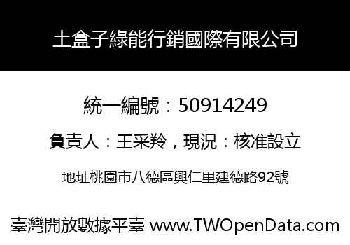 土盒子綠能行銷國際有限公司