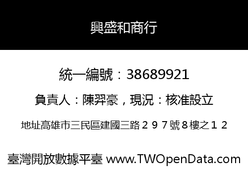 興盛和商行