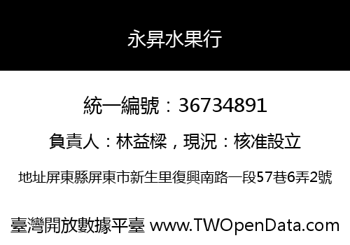 永昇水果行