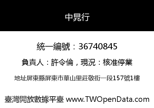 中晁行