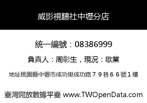 威影視聽社中壢分店