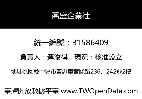 喬盛企業社