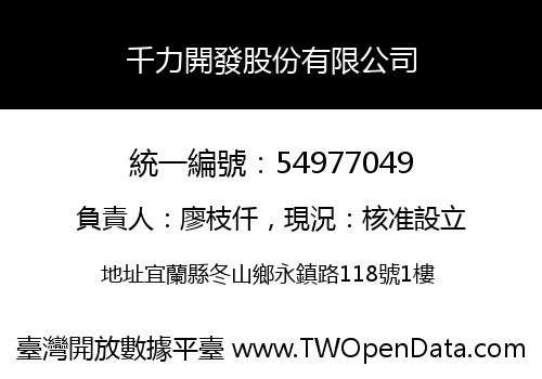 千力開發股份有限公司