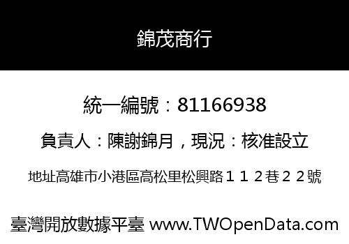 錦茂商行