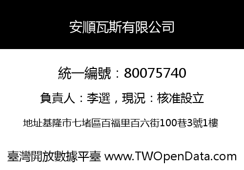 安順瓦斯有限公司