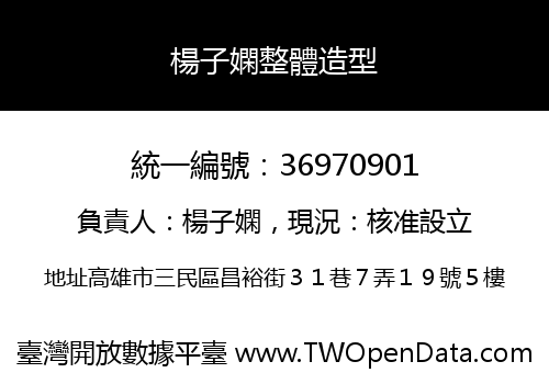 楊子嫻整體造型