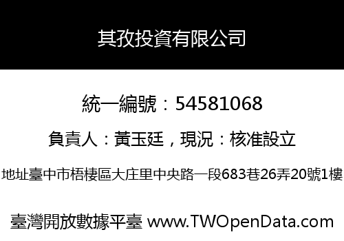 其孜投資有限公司