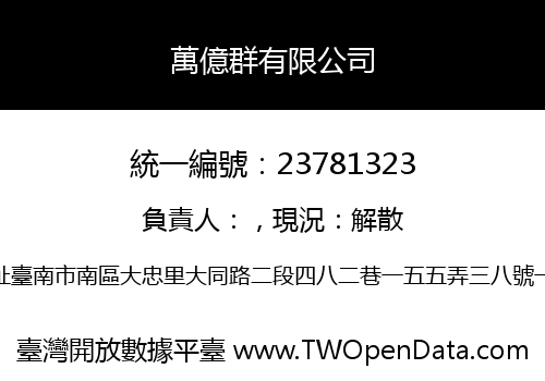 萬億群有限公司