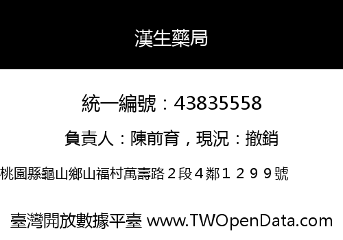 漢生藥局